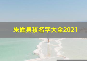 朱姓男孩名字大全2021