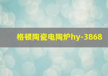 格顿陶瓷电陶炉hy-3868