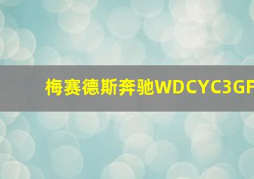 梅赛德斯奔驰WDCYC3GF