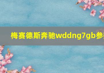 梅赛德斯奔驰wddng7gb参数