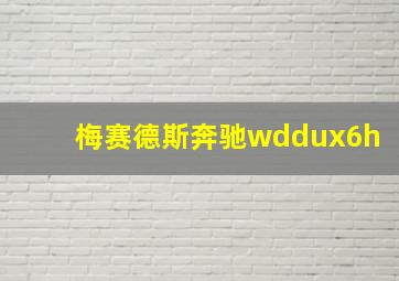 梅赛德斯奔驰wddux6h