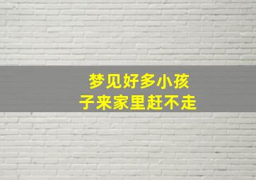 梦见好多小孩子来家里赶不走