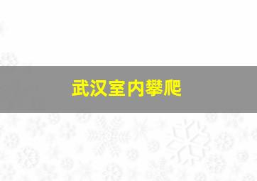 武汉室内攀爬