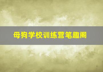 母狗学校训练营笔趣阁