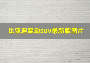 比亚迪混动suv最新款图片