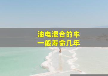 油电混合的车一般寿命几年