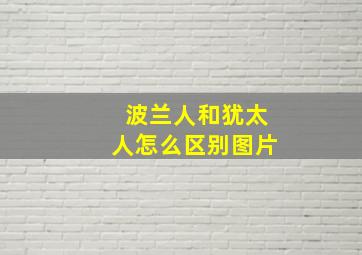 波兰人和犹太人怎么区别图片