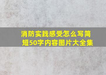 消防实践感受怎么写简短50字内容图片大全集