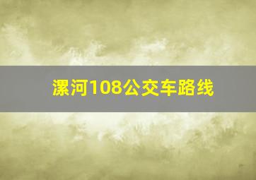 漯河108公交车路线