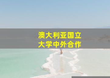 澳大利亚国立大学中外合作