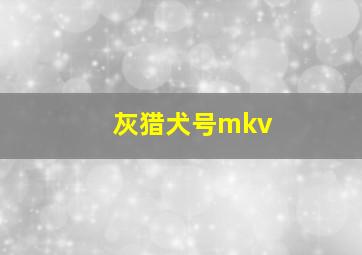 灰猎犬号mkv