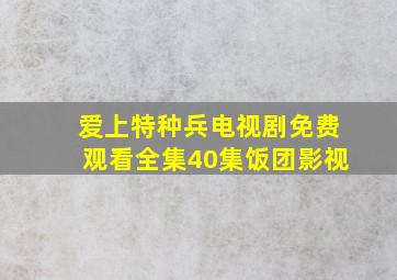 爱上特种兵电视剧免费观看全集40集饭团影视