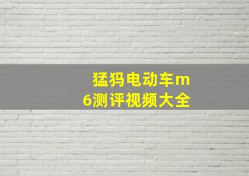 猛犸电动车m6测评视频大全