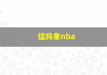 猛犸象nba