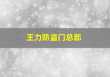 王力防盗门总部