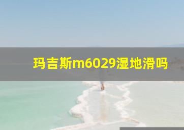 玛吉斯m6029湿地滑吗