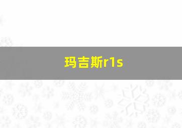 玛吉斯r1s