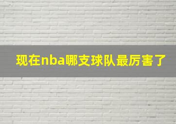 现在nba哪支球队最厉害了