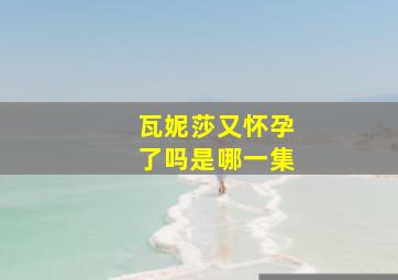 瓦妮莎又怀孕了吗是哪一集