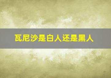 瓦尼沙是白人还是黑人