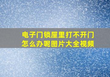 电子门锁屋里打不开门怎么办呢图片大全视频