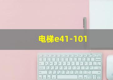 电梯e41-101