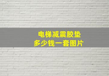 电梯减震胶垫多少钱一套图片