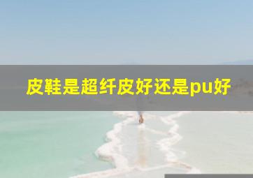 皮鞋是超纤皮好还是pu好