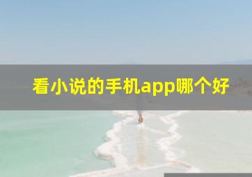 看小说的手机app哪个好