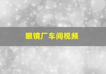 眼镜厂车间视频