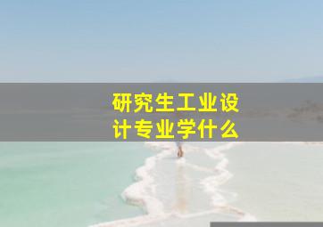 研究生工业设计专业学什么