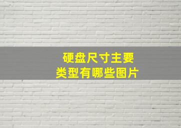 硬盘尺寸主要类型有哪些图片