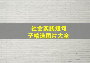 社会实践短句子精选图片大全