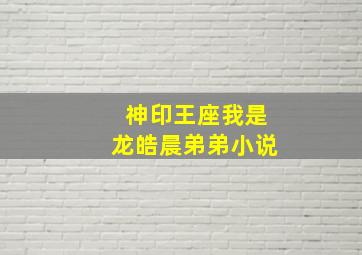 神印王座我是龙皓晨弟弟小说