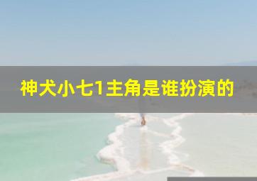 神犬小七1主角是谁扮演的