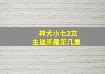 神犬小七2女主崴脚是第几集