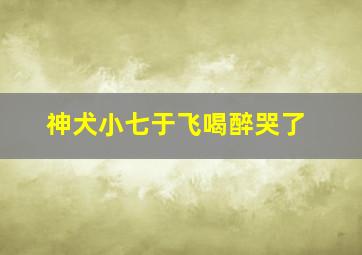 神犬小七于飞喝醉哭了