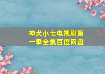 神犬小七电视剧第一季全集百度网盘