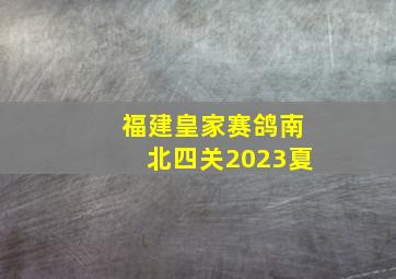 福建皇家赛鸽南北四关2023夏