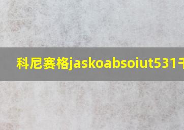 科尼赛格jaskoabsoiut531千米