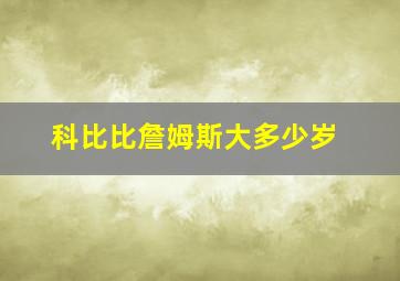 科比比詹姆斯大多少岁