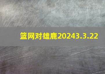 篮网对雄鹿20243.3.22