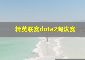 精英联赛dota2淘汰赛