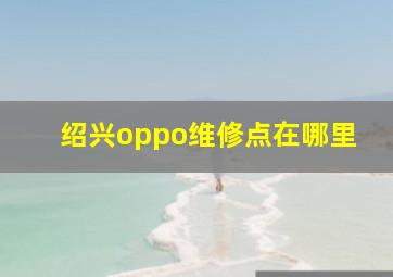 绍兴oppo维修点在哪里