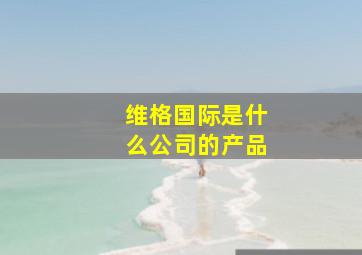 维格国际是什么公司的产品