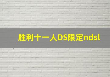 胜利十一人DS限定ndsl