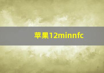 苹果12minnfc