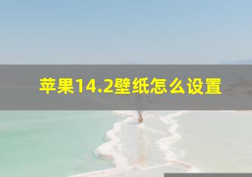 苹果14.2壁纸怎么设置