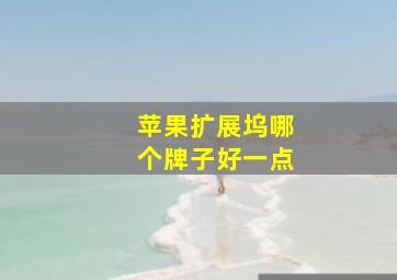 苹果扩展坞哪个牌子好一点