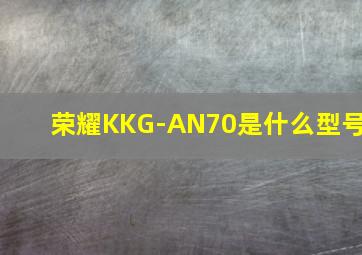 荣耀KKG-AN70是什么型号